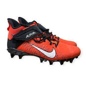 Nike Alpha Menace Pro 2 Football Cleats in Team Orange Mens 9.5